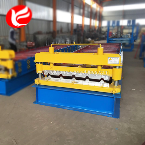 Wall and roof steel panel roll making machine